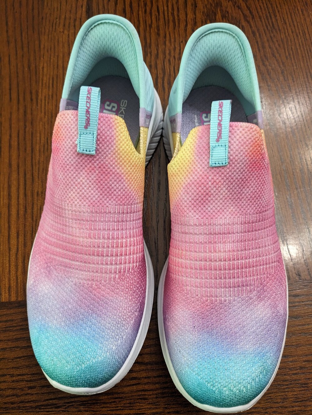 Skechers Pastel Tie Dye Slip-ins Sneakers Size 3 1/2